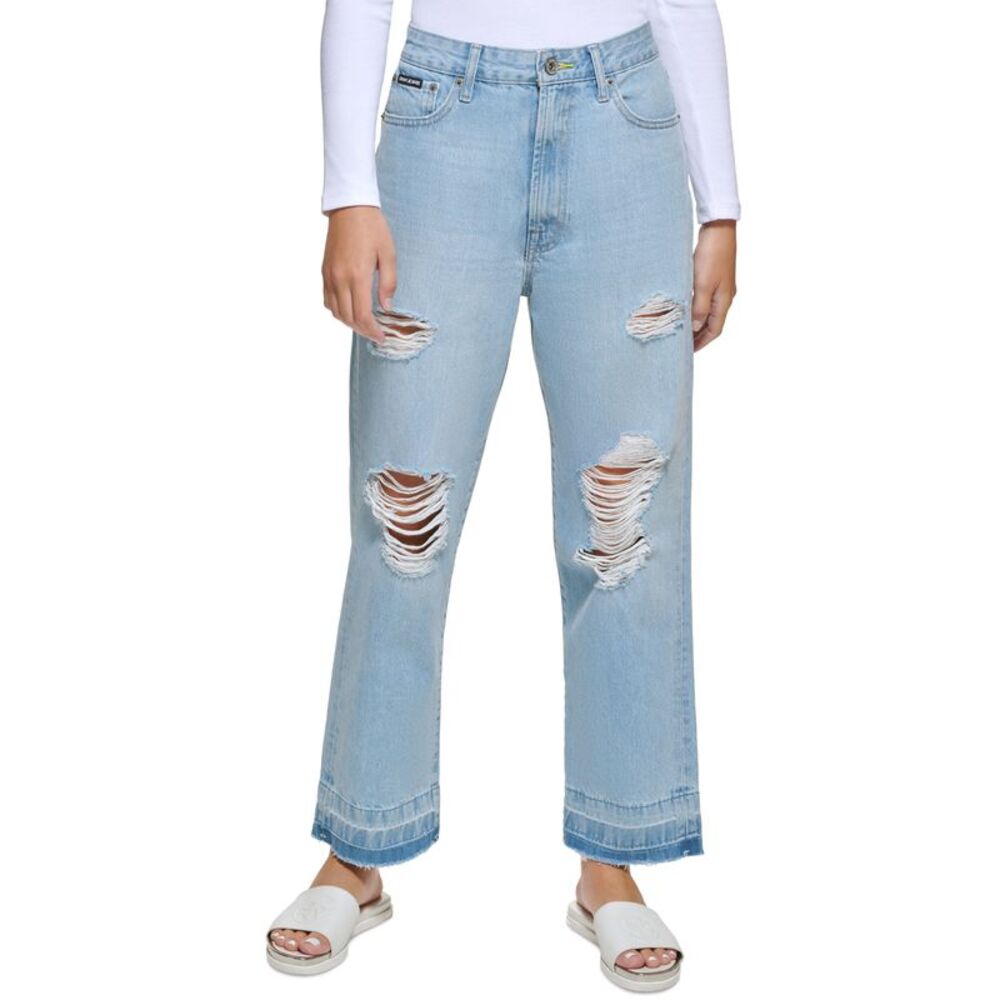 DKNY Jeans Kent High Rise Straight Leg Jeans